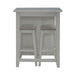 Brook Creek 3 Piece Counter Set - White - Furniture 4 Less (Jacksonville, NC)