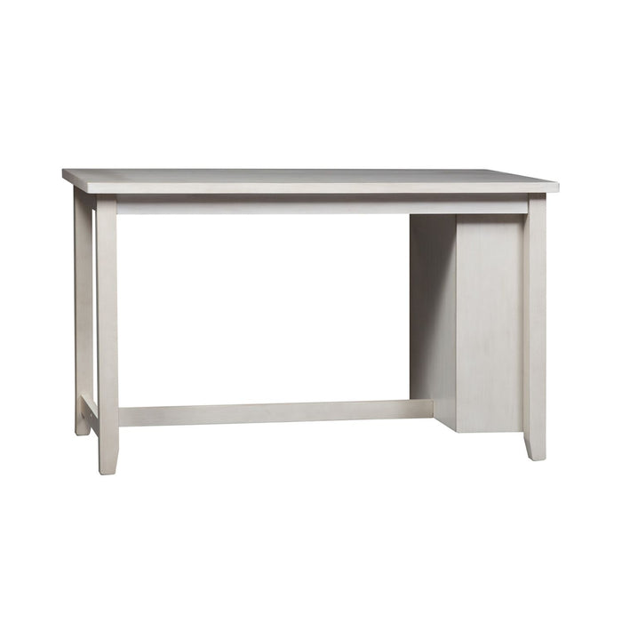 Brook Creek 5 Piece Counter Set in White - Furniture 4 Less (Jacksonville, NC)