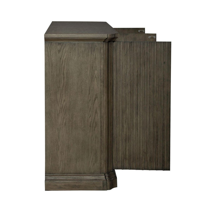 Liberty Furniture Westfield Buffet in Havana Brown - Furniture 4 Less (Jacksonville, NC)