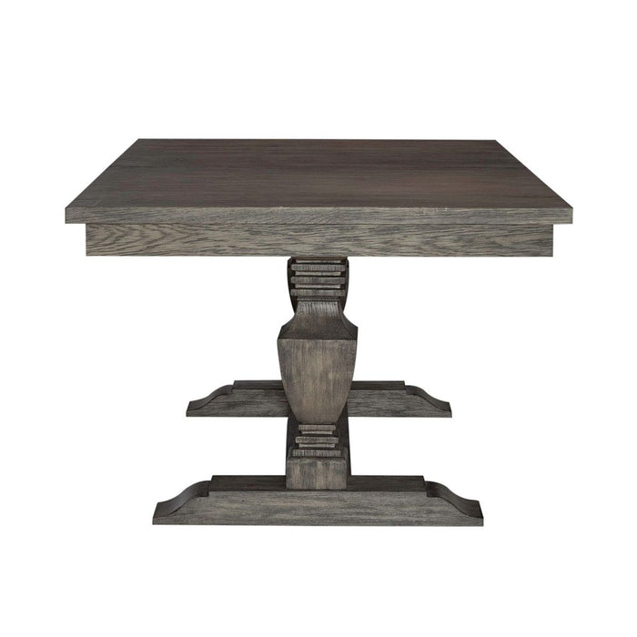 Liberty Furniture Westfield Trestle Table in Havana Brown - Furniture 4 Less (Jacksonville, NC)