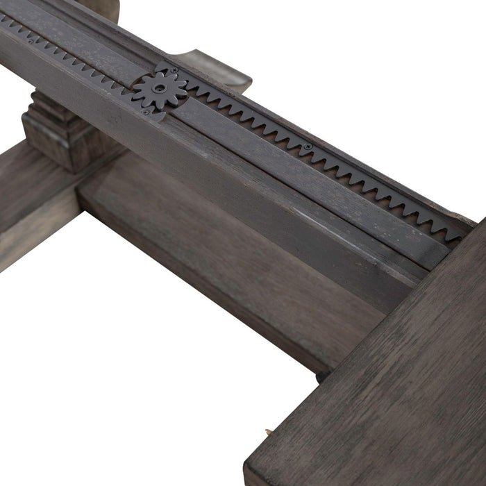 Liberty Furniture Westfield Trestle Table in Havana Brown - Furniture 4 Less (Jacksonville, NC)