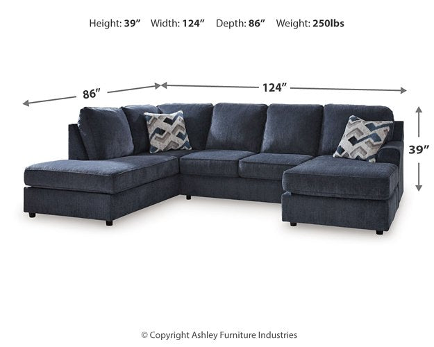 Albar Place Sectional - Furniture 4 Less (Jacksonville, NC)
