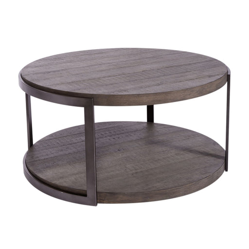 Modern View Round Cocktail Table - Furniture 4 Less (Jacksonville, NC)