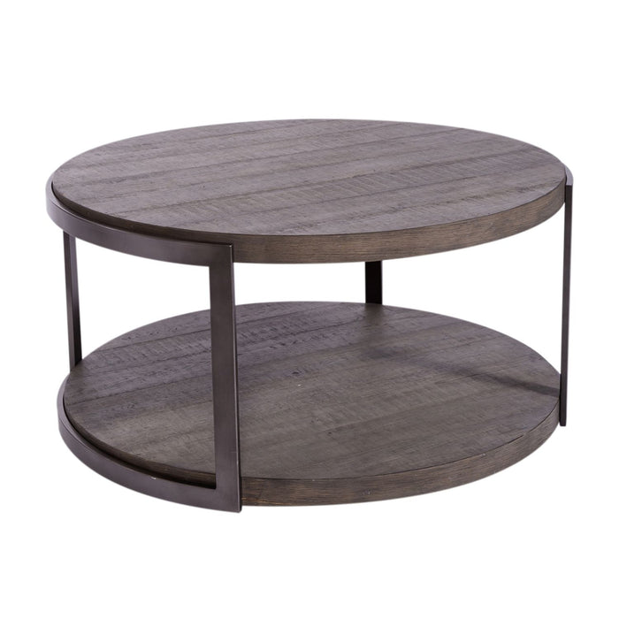 Modern View Round Cocktail Table - Furniture 4 Less (Jacksonville, NC)