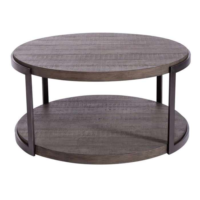 Modern View Round Cocktail Table - Furniture 4 Less (Jacksonville, NC)