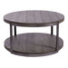 Liberty Furniture Modern View Round Cocktail Table in Gray - Furniture 4 Less (Jacksonville, NC)