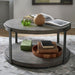 Liberty Furniture Modern View Round Cocktail Table in Gray - Furniture 4 Less (Jacksonville, NC)