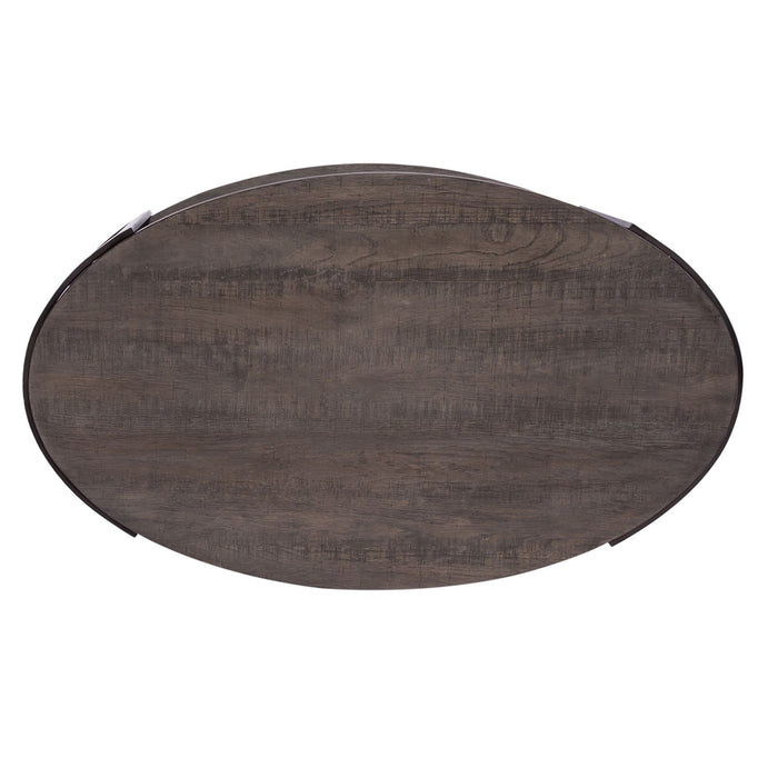 Modern View Oval Cocktail Table - Furniture 4 Less (Jacksonville, NC)