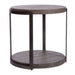 Modern View Round End Table in Gray - Furniture 4 Less (Jacksonville, NC)