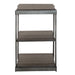 Modern View Tiered End Table in Gray - Furniture 4 Less (Jacksonville, NC)