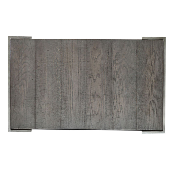 Modern View Tiered End Table in Gray - Furniture 4 Less (Jacksonville, NC)