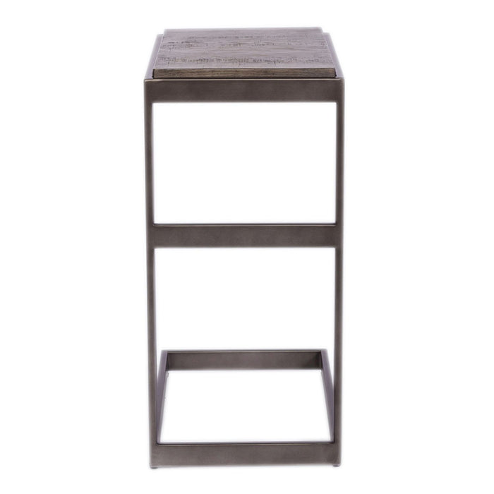Modern View Laptop Table in Gray - Furniture 4 Less (Jacksonville, NC)