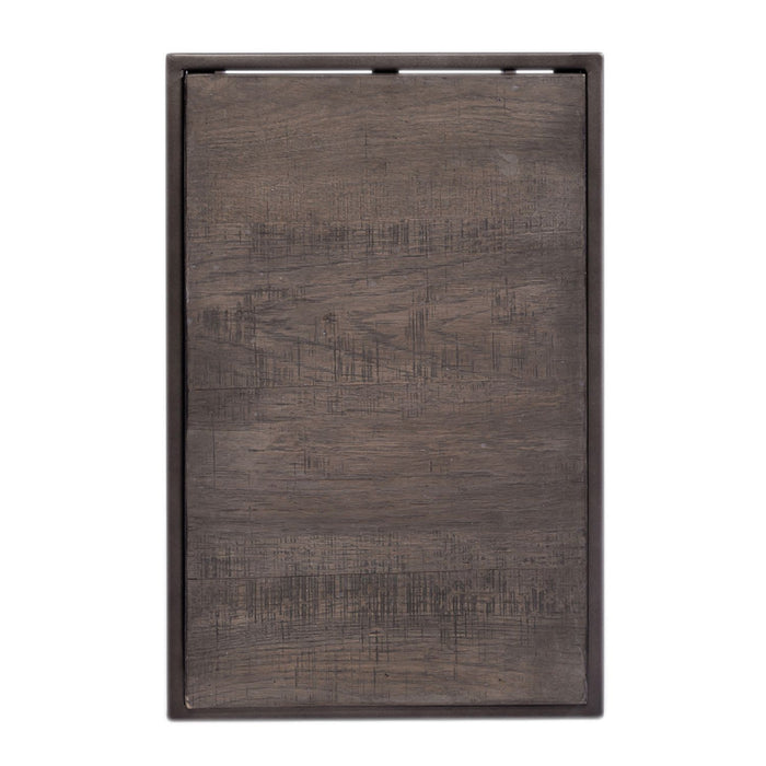 Modern View Laptop Table in Gray - Furniture 4 Less (Jacksonville, NC)