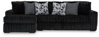Midnight-Madness Sectional Sofa with Chaise - Furniture 4 Less (Jacksonville, NC)