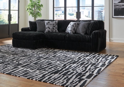 Midnight-Madness Sectional Sofa with Chaise - Furniture 4 Less (Jacksonville, NC)