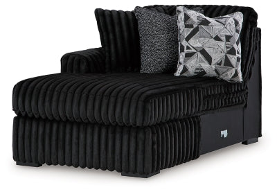 Midnight-Madness Sectional Sofa with Chaise - Furniture 4 Less (Jacksonville, NC)