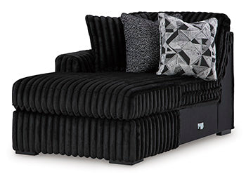 Midnight-Madness Sectional with Chaise - Furniture 4 Less (Jacksonville, NC)