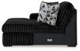Midnight-Madness Sectional with Chaise - Furniture 4 Less (Jacksonville, NC)