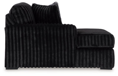 Midnight-Madness Sectional with Chaise - Furniture 4 Less (Jacksonville, NC)