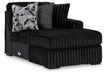 Midnight-Madness Sectional with Chaise - Furniture 4 Less (Jacksonville, NC)