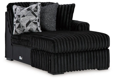 Midnight-Madness Sectional with Chaise - Furniture 4 Less (Jacksonville, NC)