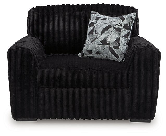 Midnight-Madness Oversized Chair - Furniture 4 Less (Jacksonville, NC)