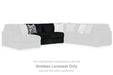 Midnight-Madness Sectional with Chaise - Furniture 4 Less (Jacksonville, NC)