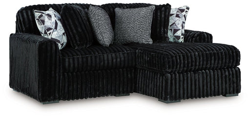 Midnight-Madness Sectional with Chaise - Furniture 4 Less (Jacksonville, NC)