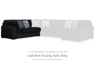 Midnight-Madness Sectional with Chaise - Furniture 4 Less (Jacksonville, NC)