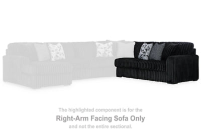 Midnight-Madness Sectional Sofa with Chaise - Furniture 4 Less (Jacksonville, NC)