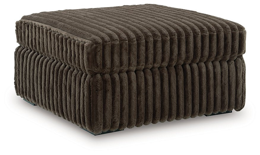 Midnight-Madness Oversized Accent Ottoman - Furniture 4 Less (Jacksonville, NC)