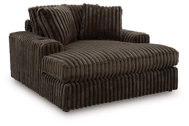 Midnight-Madness Oversized Chaise - Furniture 4 Less (Jacksonville, NC)