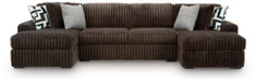 Midnight-Madness Sectional with Chaise - Furniture 4 Less (Jacksonville, NC)
