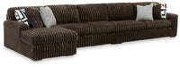 Midnight-Madness Sectional with Chaise - Furniture 4 Less (Jacksonville, NC)