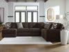 Midnight-Madness Sectional with Chaise - Furniture 4 Less (Jacksonville, NC)