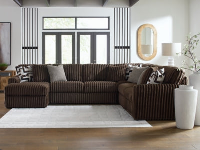 Midnight-Madness Sectional with Chaise - Furniture 4 Less (Jacksonville, NC)