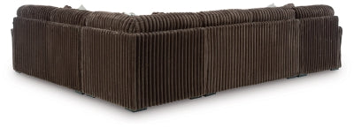 Midnight-Madness Sectional with Chaise - Furniture 4 Less (Jacksonville, NC)