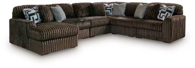 Midnight-Madness Sectional with Chaise - Furniture 4 Less (Jacksonville, NC)