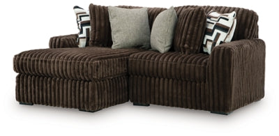 Midnight-Madness Sectional with Chaise - Furniture 4 Less (Jacksonville, NC)