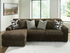 Midnight-Madness Sectional Sofa with Chaise - Furniture 4 Less (Jacksonville, NC)