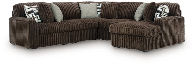 Midnight-Madness Sectional with Chaise - Furniture 4 Less (Jacksonville, NC)