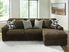 Midnight-Madness Sectional Sofa with Chaise - Furniture 4 Less (Jacksonville, NC)