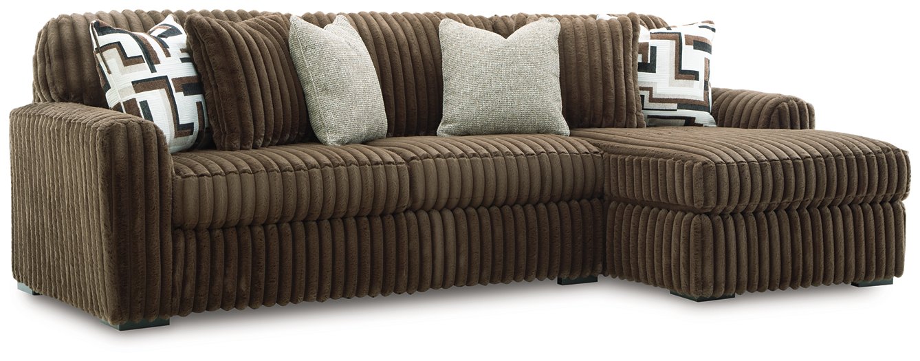 Midnight-Madness Sectional Sofa with Chaise - Furniture 4 Less (Jacksonville, NC)