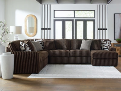 Midnight-Madness Sectional with Chaise - Furniture 4 Less (Jacksonville, NC)