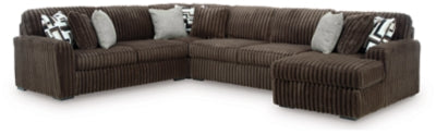 Midnight-Madness Sectional with Chaise - Furniture 4 Less (Jacksonville, NC)