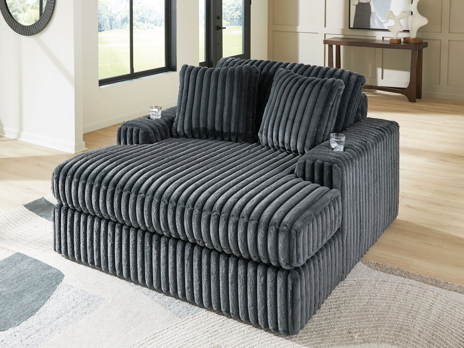 Midnight-Madness Oversized Chaise - Furniture 4 Less (Jacksonville, NC)