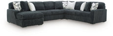 Midnight-Madness Sectional with Chaise - Furniture 4 Less (Jacksonville, NC)
