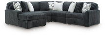 Midnight-Madness Sectional with Chaise - Furniture 4 Less (Jacksonville, NC)