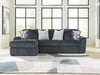 Midnight-Madness Sectional Sofa with Chaise - Furniture 4 Less (Jacksonville, NC)