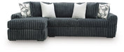 Midnight-Madness Sectional Sofa with Chaise - Furniture 4 Less (Jacksonville, NC)